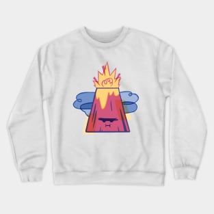 Angry Volcano Crewneck Sweatshirt